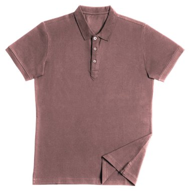 Polo tişörtü beyaz arkaplanda izole