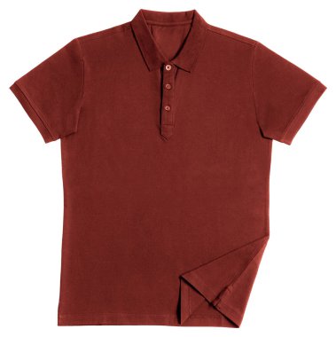 Polo tişörtü beyaz arkaplanda izole