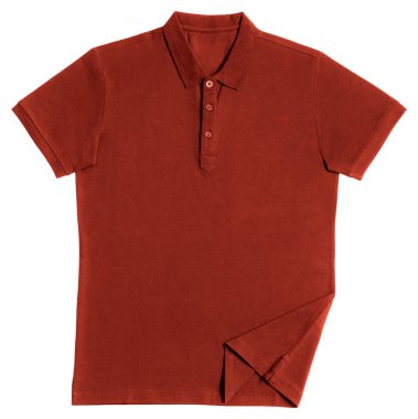 Polo tişörtü beyaz arkaplanda izole