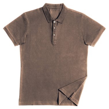 Polo tişörtü beyaz arkaplanda izole