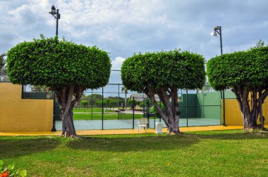 Punta Cana, Dominik Cumhuriyeti - 19 Mart 2010: Punta Cana 'da Royal Bavaro Oteli Bölgesi