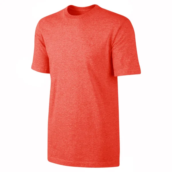 Κόκκινο Shirt Απομονωμένο Λευκό Φόντο — Φωτογραφία Αρχείου