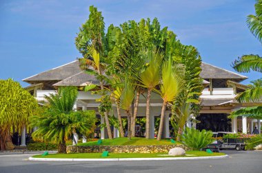 Punta Cana, Dominik Cumhuriyeti - 19 Mart 2010: Punta Cana 'da Royal Bavaro Oteli Bölgesi