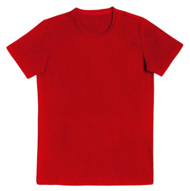 Beyaz arkaplanda izole edilmiş t-shirt