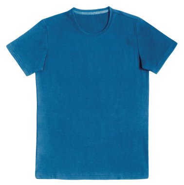 Beyaz arkaplanda izole edilmiş t-shirt