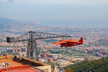 Tibidabo Dağı 'ndan Barselona Panoraması