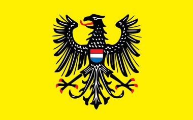 Heilbronn bayrağı, Almanya 'da Baden-Wuerttemberg eyaletinde yer alan bir şehirdir. 3d illüstrasyon