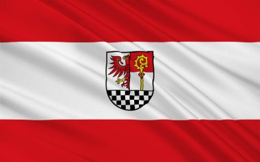 Teltow-Flaeming, Almanya 'da Brandenburg eyaletinde yer alan bir şehirdir. 3d illüstrasyon