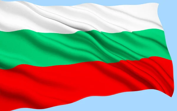 Σημαία Της Βουλγαρίας Υιοθετήθηκε Μετά Τον Ρωσοτουρκικό Πόλεμο 1877 1878 — Φωτογραφία Αρχείου