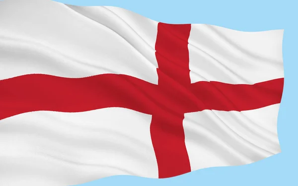 Národní Vlajka Anglie Londýn — Stock fotografie