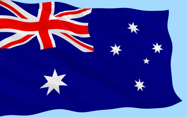 澳大利亚的国旗 — 图库照片