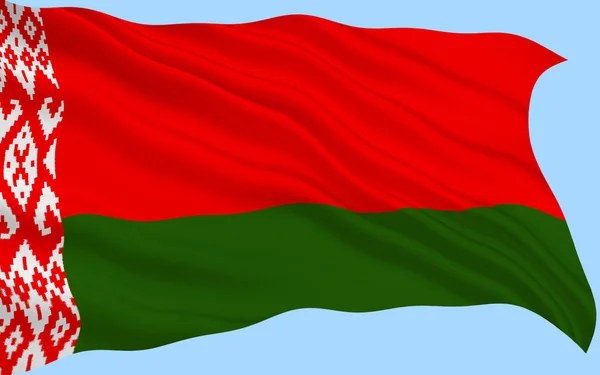 Flag Belarus Introduced 2012 State Committee Standardization Republic Belarus Adapted — Stock Photo, Image