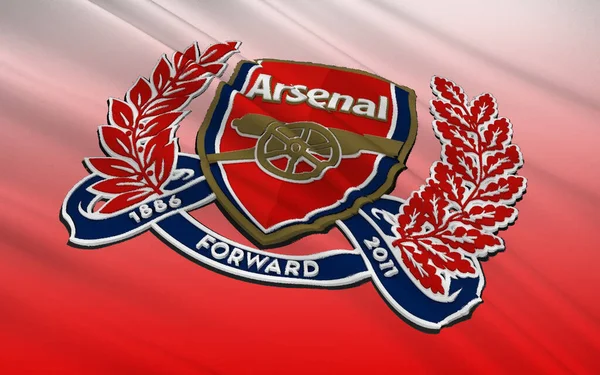 Bandera Club Fútbol Arsenal Inglaterra — Foto de Stock