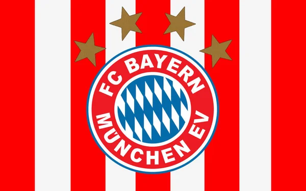 Bandeira Football Club Bayern Munchen Alemanha — Fotografia de Stock