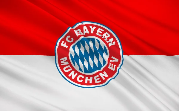 Bandera Club Fútbol Bayern Munchen Alemania —  Fotos de Stock