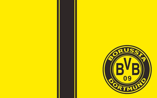 Bandiera Squadra Calcio Borussia Dortmund Gegmany — Foto Stock