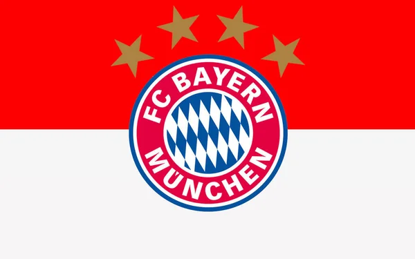 Klub Sepak Bola Bendera Bayern Munchen Jerman — Stok Foto