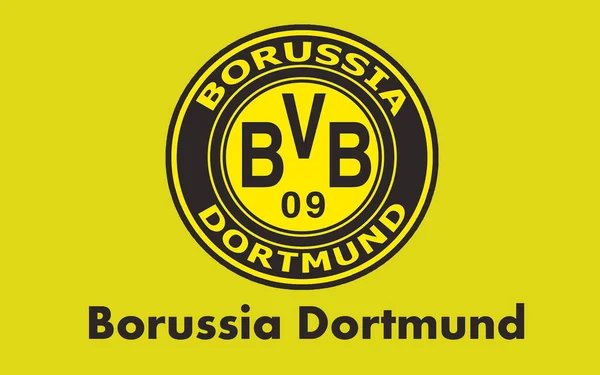 Bandiera Squadra Calcio Borussia Dortmund Gegmany — Foto Stock