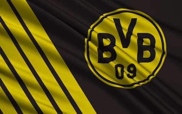 Bandera Club Fútbol Borussia Dortmund Gegmany — Foto de Stock