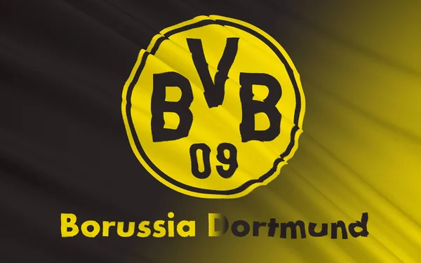 Bandeira Football Club Borussia Dortmund Gegmany — Fotografia de Stock