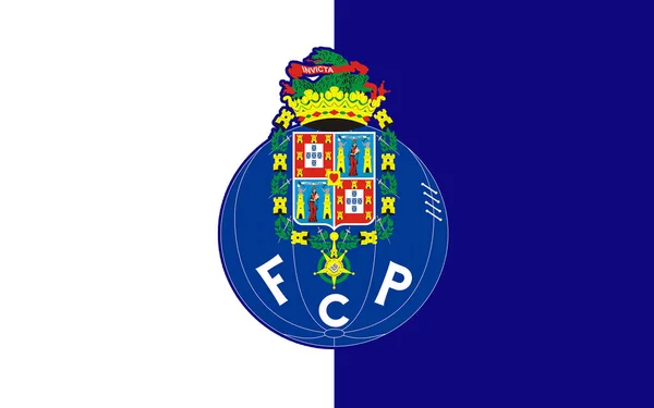 Bandeira Football Club Porto Portugal — Fotografia de Stock