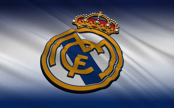 Bandera Club Fútbol Real Madrid España — Foto de Stock