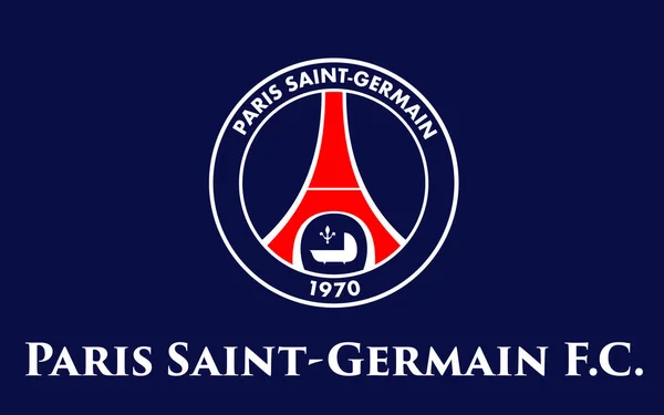 Bandeira Football Club Paris Saint Germain França — Fotografia de Stock