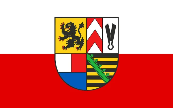 Flag Sonneberg Kreis District South Thuringia Germany — Stock Photo, Image