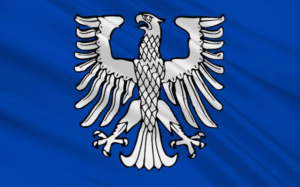 Flaga Schweinfurtu Miasto Niemczech Kraju Związkowym Dolna Frankonia Ilustracja — Zdjęcie stockowe