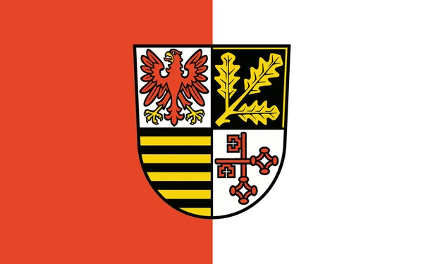 Bandiera Potsdam Mittelmark Distretto Del Brandeburgo Germania Illustrazione — Foto Stock