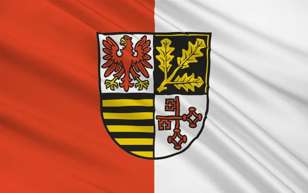 Bandiera Potsdam Mittelmark Distretto Del Brandeburgo Germania Illustrazione — Foto Stock