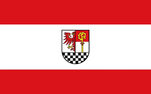 Flag Teltow Flaeming Kreis District Southwestern Part Brandenburg Germany Illustration — Stock Photo, Image