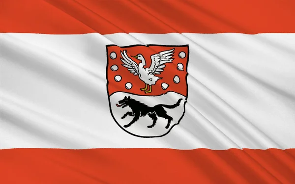 Flag Prignitz Een Landkreis Duitse Deelstaat Brandenburg Illustratie — Stockfoto