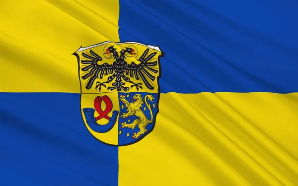 Flaga Lahn Dill Powiat Zachodnich Niemczech Kraju Związkowym Hesja Ilustracja — Zdjęcie stockowe
