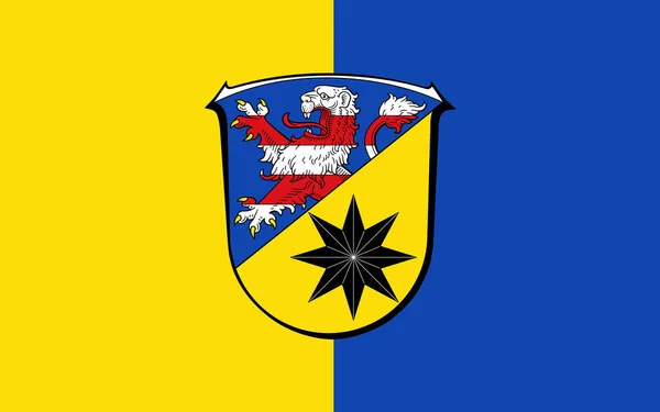 Σημαία Της Waldeck Frankenberg Είναι Μια Περιοχή Στα Βόρεια Της — Φωτογραφία Αρχείου
