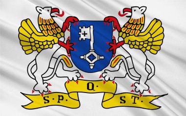 Stade, Almanya 'da Aşağı Saksonya eyaletinde yer alan bir şehirdir. 3d illüstrasyon