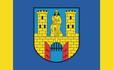 Burg bei Magdeburg bayrağı, Almanya 'da Saksonya-Anhalt eyaletinde yer alan bir şehirdir.