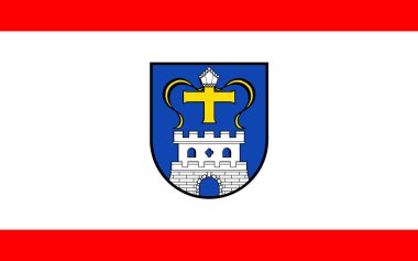 Ostholstein bayrağı Almanya 'nın kuzeyinde Schleswig-Holstein eyâletinde, Schleswig-Holstein eyâletinde
