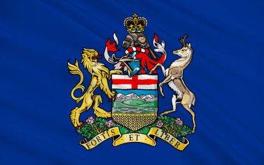 Alberta bayrağı Kanada 'nın batısında bulunan bir vilayet.