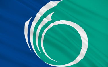 Ottawa bayrağı Kanada 'nın başkentidir. Güney Ontario 'nun doğu kesiminde, Ottawa Nehri' nin güney kıyısında yer alır.