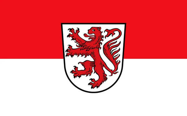 Flag Braunschweig Stad Delstaten Niedersachsen Tyskland Illustration — Stockfoto