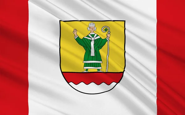 Flag Cuxhaven Ett Distrikt Niedersachsen Tyskland Illustration — Stockfoto