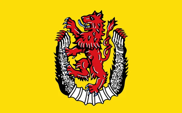 Flaggan Diepholz Ett Distrikt Niedersachsen Tyskland Illustration — Stockfoto