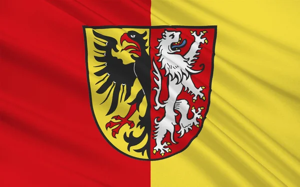 Flagge Von Goslar Ist Ein Landkreis Niedersachsen Deutschland Illustration — Stockfoto