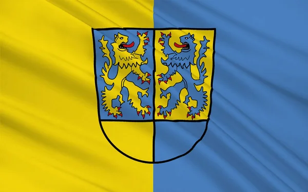 Flaga Northeim Powiat Niemczech Kraju Związkowym Dolna Saksonia Ilustracja — Zdjęcie stockowe