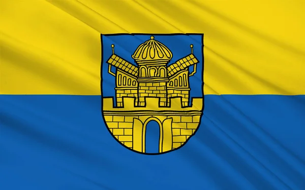 Boizenburg Zászlója Ludwigslust Parchim Járás Egyik Települése Mecklenburg Nyugat Pomeránia — Stock Fotó