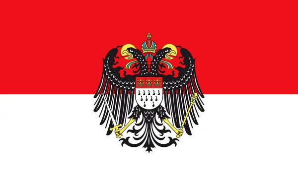 Flaggan Köln Den Största Staden Den Tyska Delstaten Nordrhein Westfalen — Stockfoto