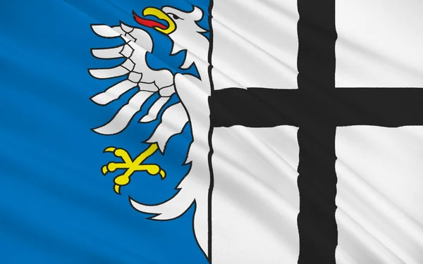 Flaga Meschede Miasto Niemczech Kraju Związkowym Nadrenia Północna Westfalia Powiecie — Zdjęcie stockowe