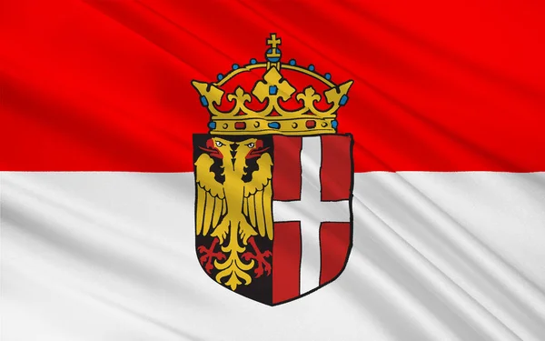 Flaga Neuss Miasto Niemczech Kraju Związkowym Nadrenia Północna Westfalia Ilustracja — Zdjęcie stockowe
