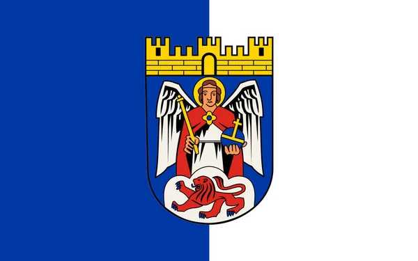 Bandeira Siegburg Uma Cidade Alemanha Localizada Distrito Rhein Sieg Kreis — Fotografia de Stock